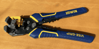 Irwin Vise-Grip Wire Stripper. (Photo/ Adam Morris)